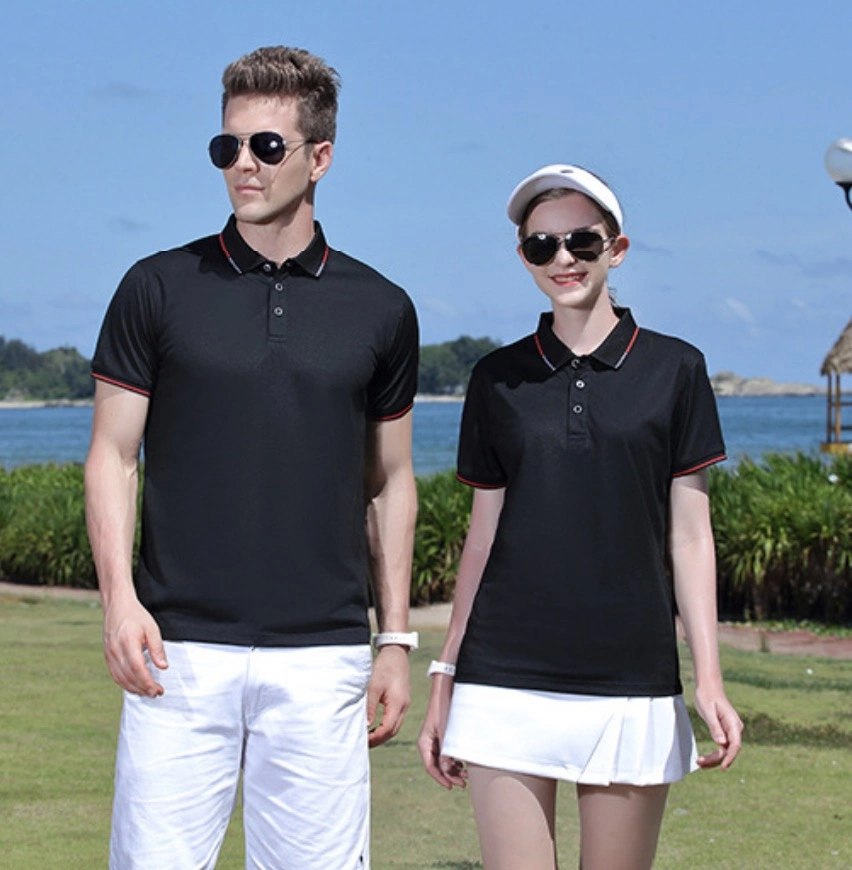 Custom Men Polo Shirt Wholesale Designer Clothing Plain Printing Embroidery Advertising Clothes Plus Size Oversized Loose Blank Women Unisex Polo Shirt (QH8005)