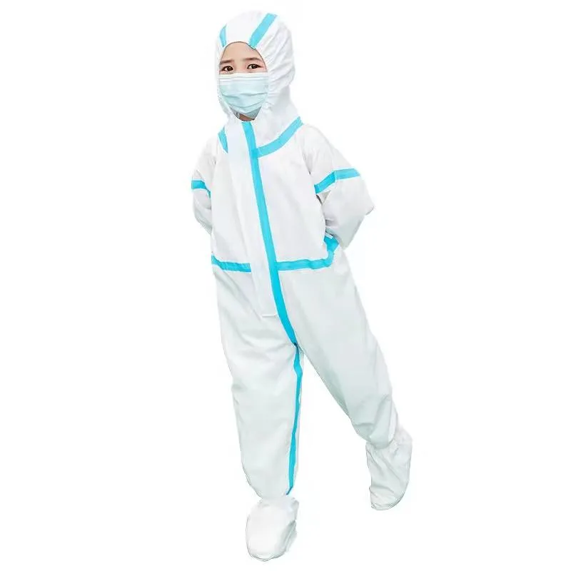 Disposable Microporous Blue Seal Chemical Overall Protection Suit