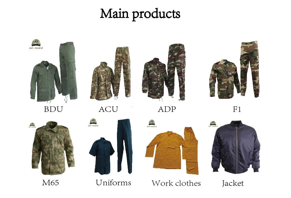 Bdu Uniform Wholesale OEM Men′ S and Women′ S Custom Military Bdu Combat Suit for Ghana in West Africa