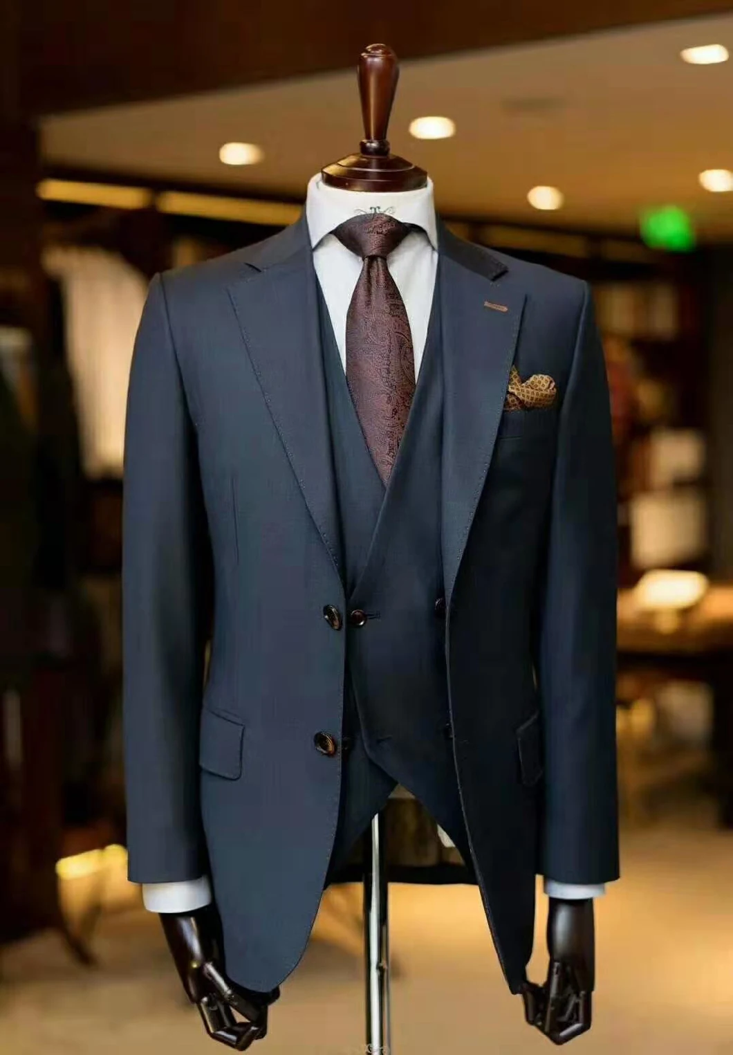 Fashion Menswear Apparel Jacket Mens Suits Manufacturer Customized Man Suit