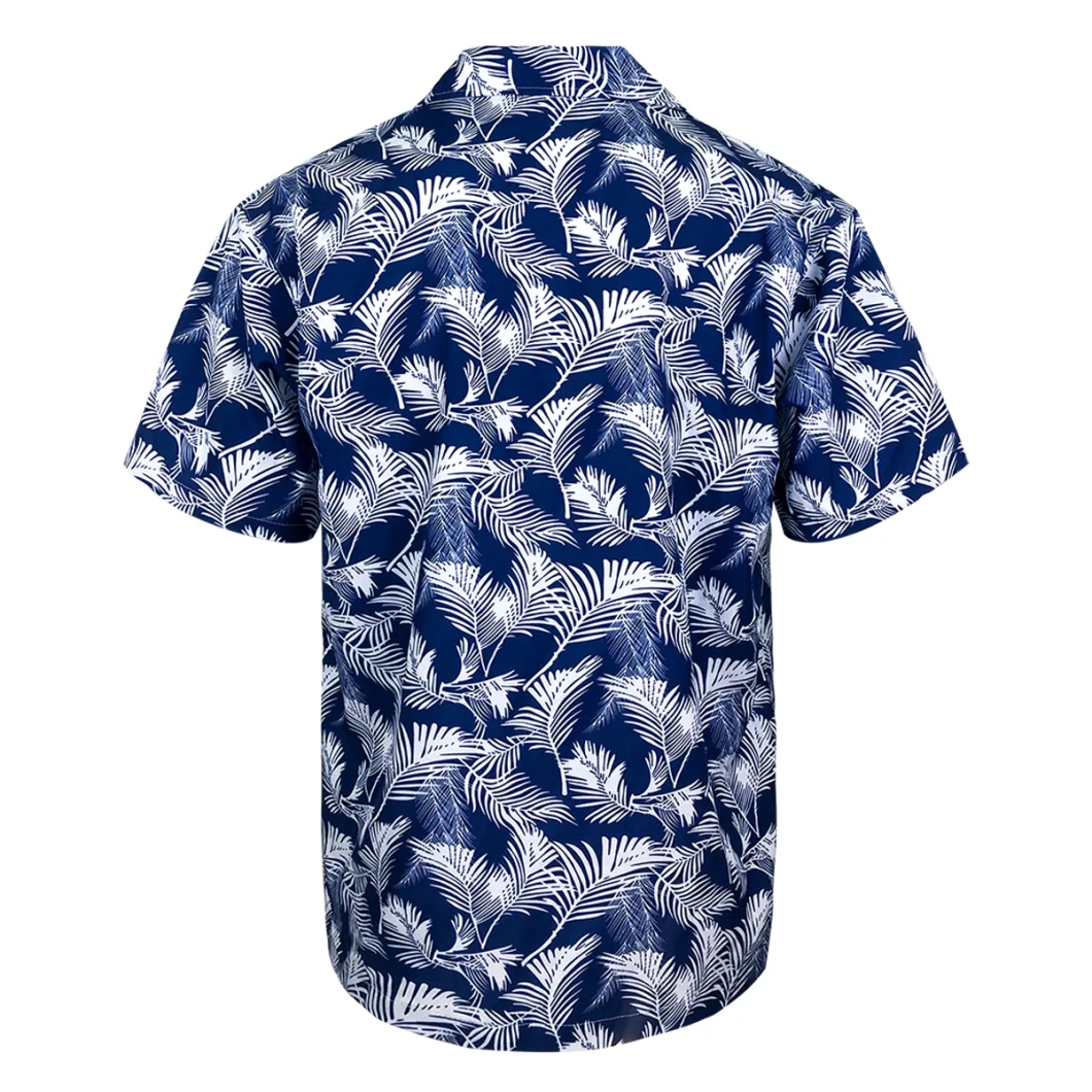 Summer Beach Sport Dress Shirt Men′ S Casual Hawaiian Print Vacation Shirts