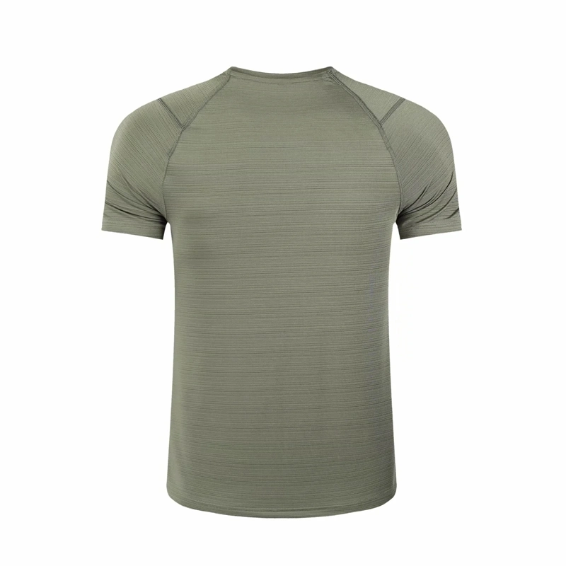 Wholesale T Shirt 89% Polyester 11% Spandex Men Sport Clothing Custom Logo Plain T Shirt Men T Shirt