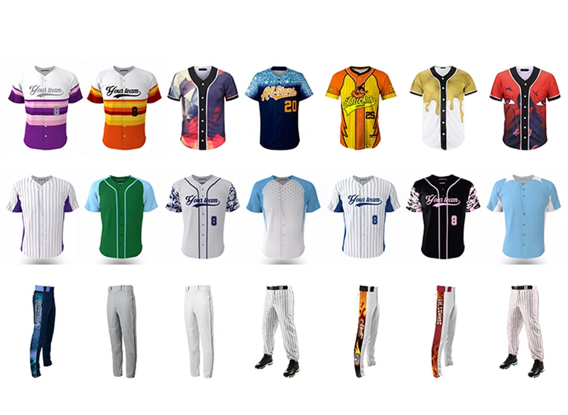 Custom 100% Polyester Breathable Baseball Pants Wholesale Men Quick Dry Baseball Softball Pant Trousers