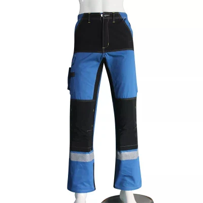 Pantalones de trabajo Bolsillos para herramientas Ropa de trabajo reflectante de seguridad Pantalones de trabajo Pantalones de trabajo de alta visibilidad