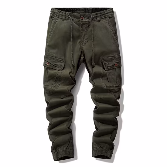 Servicio de OEM Pantalones y pantalones de algodón para hombres de moda