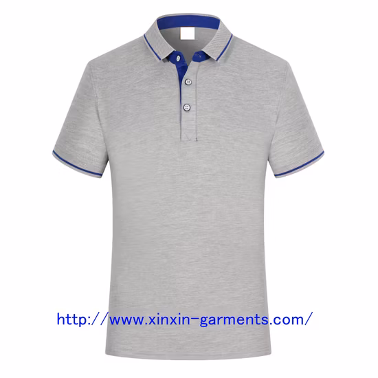 Uniforme de trabajo de alta calidad, polo de negocios bordado de algodón y poliéster, polo de golf OEM para hombre con logotipo personalizado