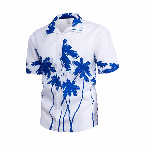 Camisas 100% algodón con estampado hawaiano personalizado para la familia, camisa para niños, camisa para damas y pantalones cortos